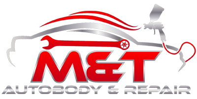 M & T Auto Body Logo